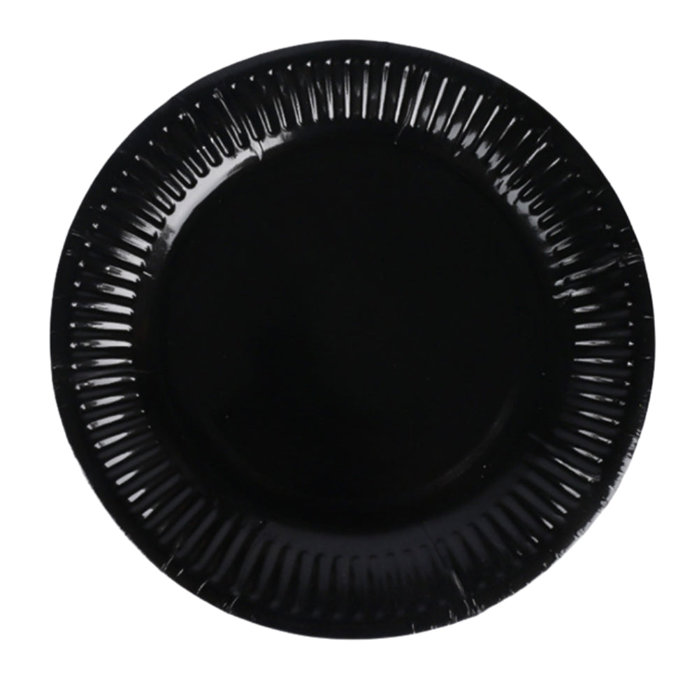 Value Large Party Plates 10pk - Black
