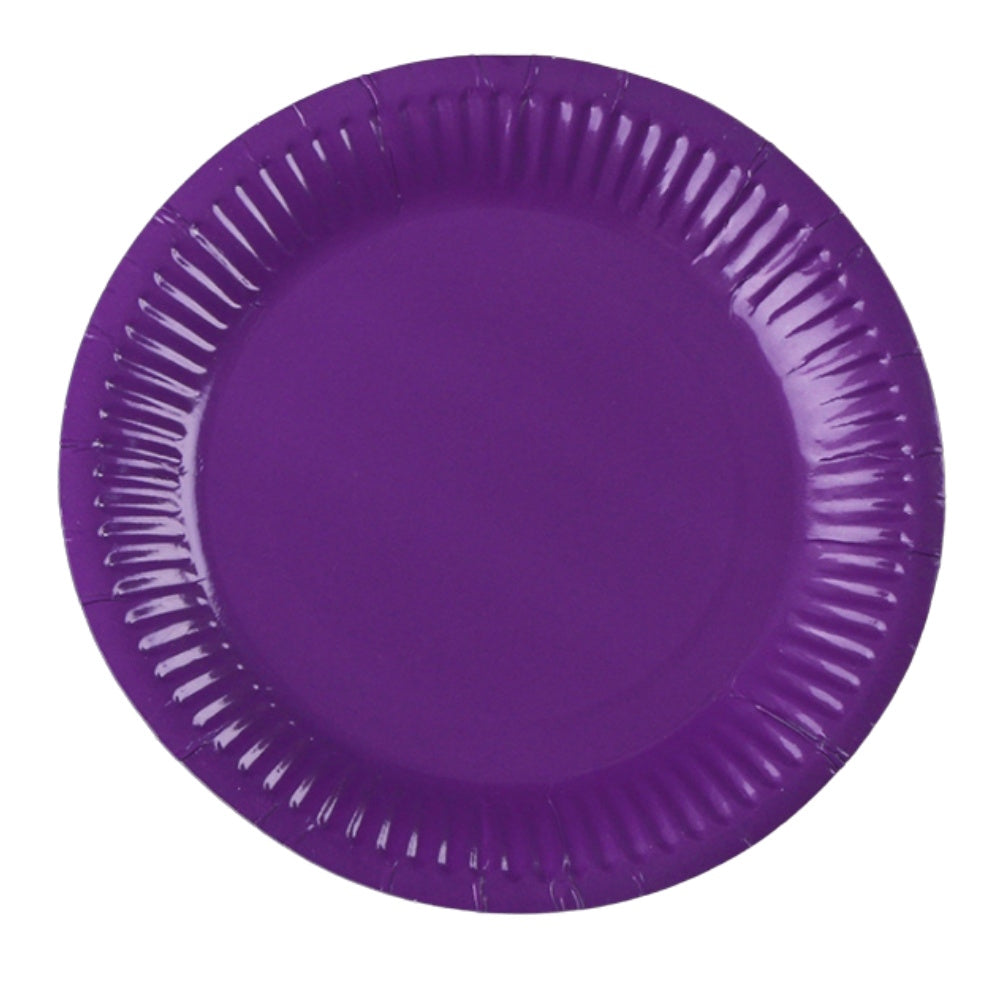 Value Large Party Plates 10pk - Purple