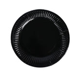 Value Small Party Plates 12pk - Black