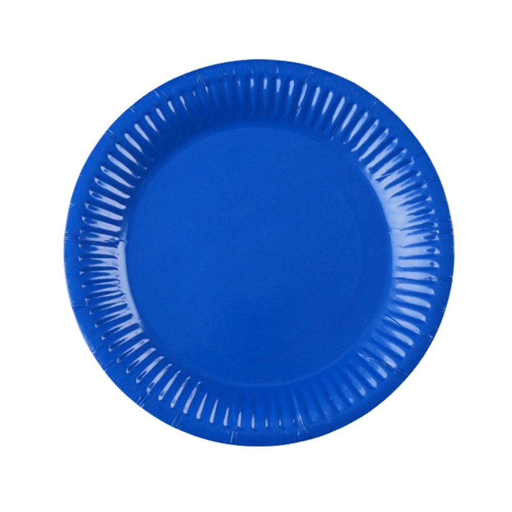 Value Small Party Plates 12pk - Royal Blue