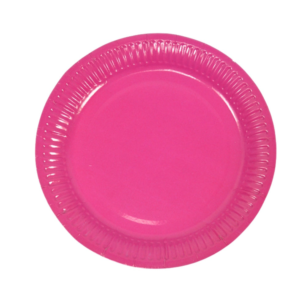 Value Small Party Plates 12pk - Hot Pink