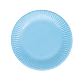 Value Small Party Plates 12pk - Light Blue