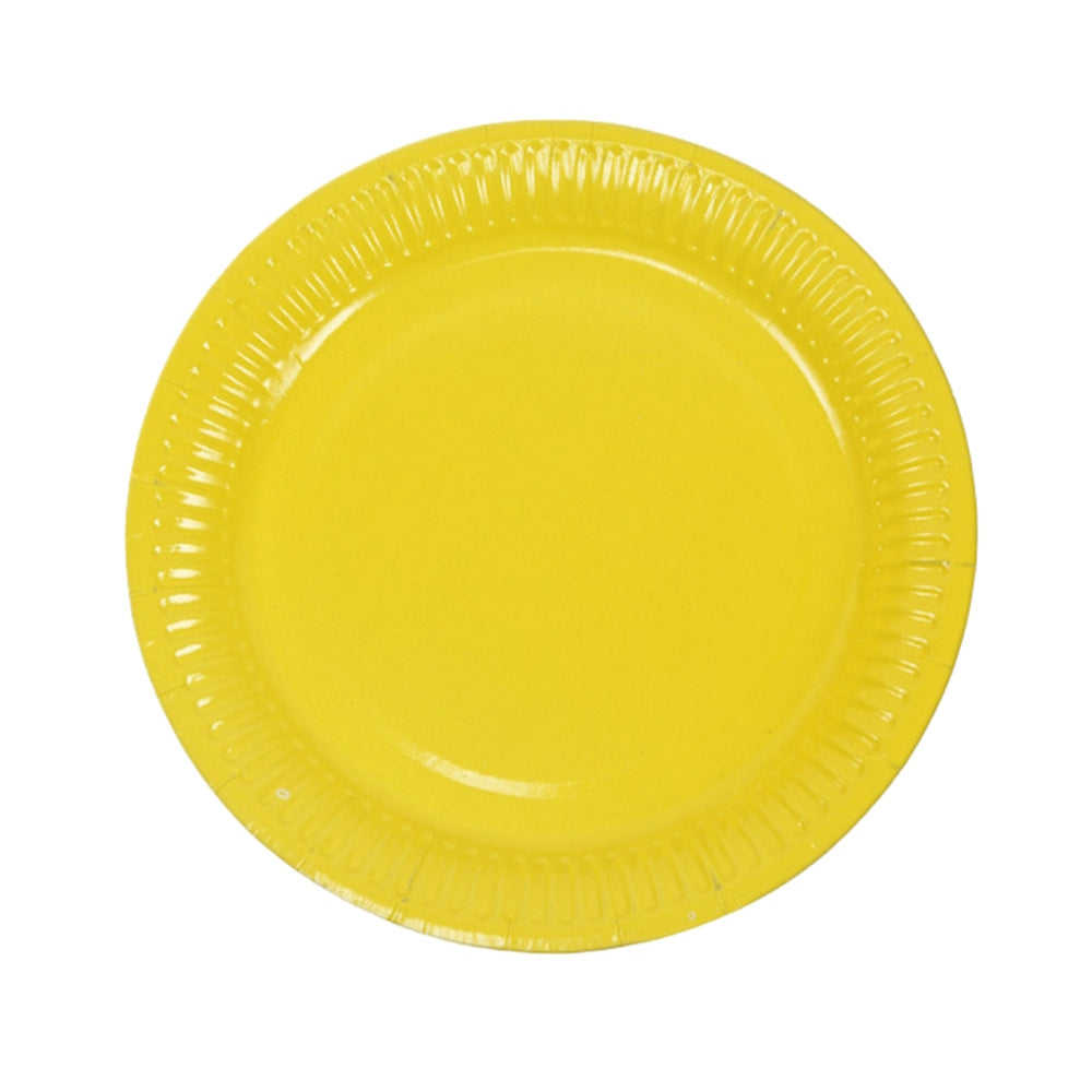 Value Small Party Plates 12pk - Yellow