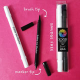 Vivid Edible Marker Pens 2pk - White & Black