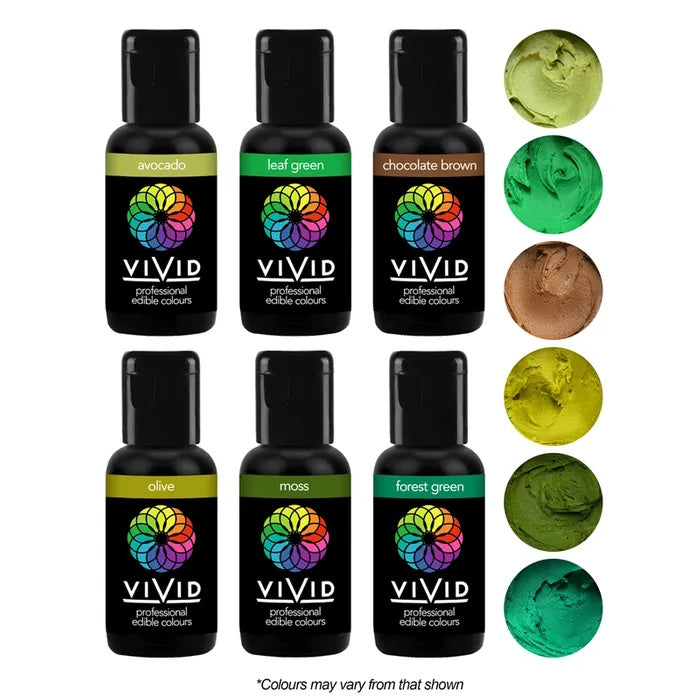 Vivid Gel Colours 6 Pack - Earthy