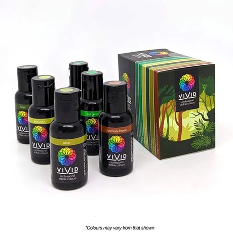 Vivid Gel Colours 6 Pack - Earthy
