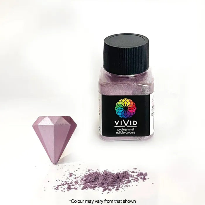 Vivid Edible Metallic Dust - Lilac