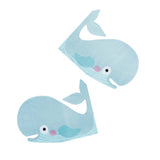 Whale of a Time Whale Shaped Napkins 16pk