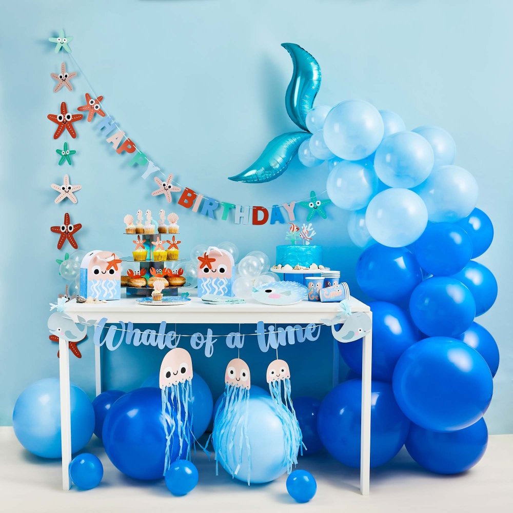 Whale of a Time Whale Tail Balloon Arch Kit