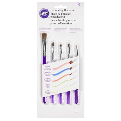 Wilton 5 Pce Decorating Brush Set
