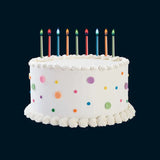 Wilton Colour Flame Candles 12pk
