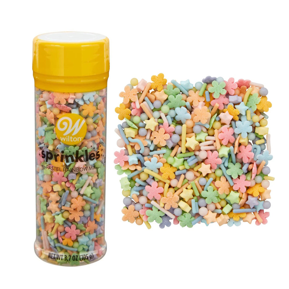 Wilton Pastel Rainbow Mix Sprinkles
