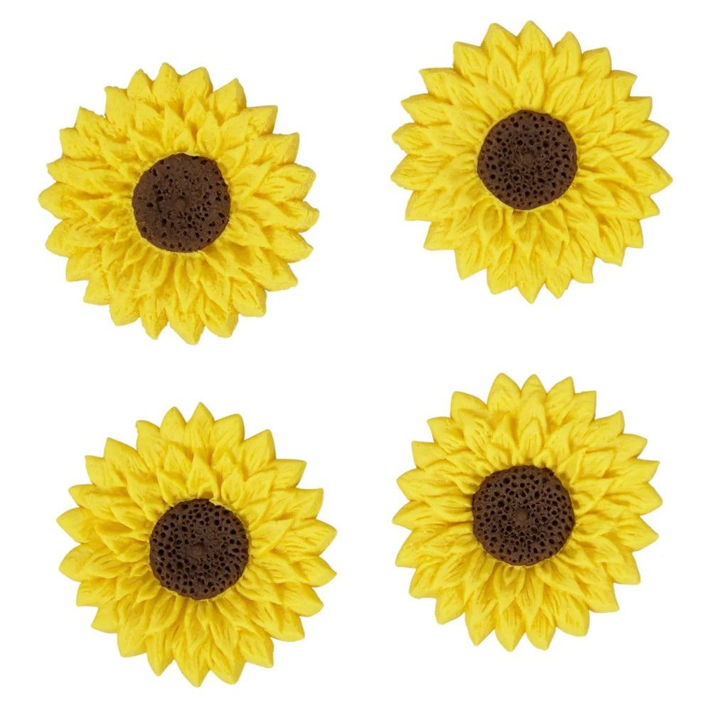 Wilton Royal Icing Decorations - Sunflowers 12pk