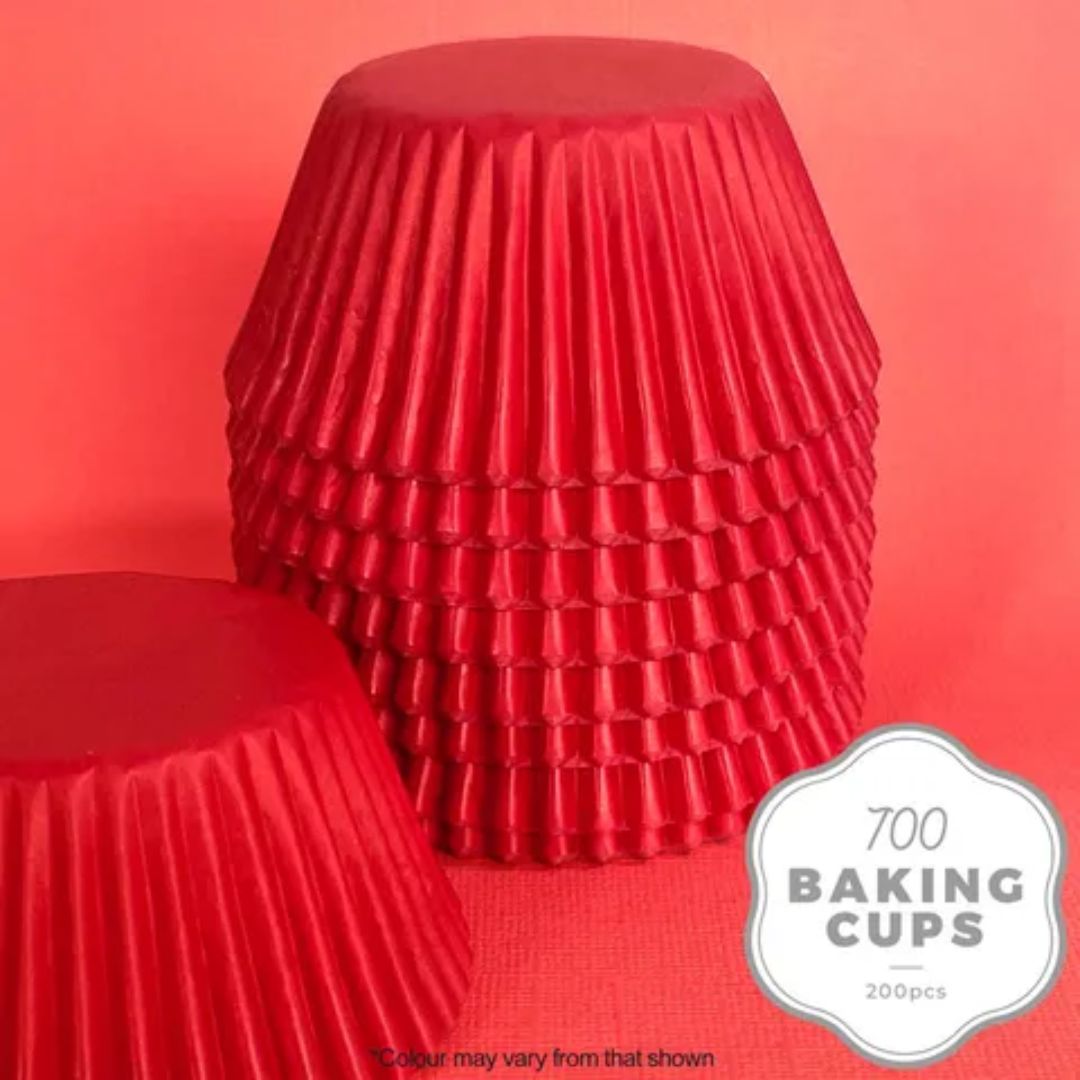 Wish Cupcake Cases 200pk - Red