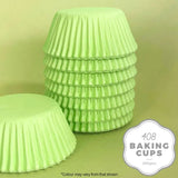 Wish Medium Cupcake Cases 200pk - Pastel Green