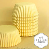Wish Medium Cupcake Cases 200pk - Pastel Yellow