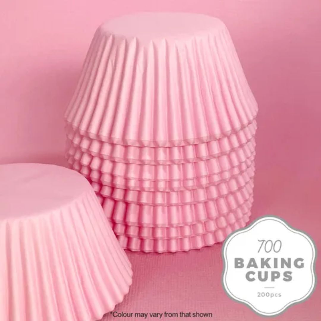 Wish Cupcake Cases 200pk - Pastel Pink