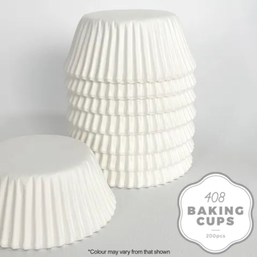 Wish Medium Cupcake Cases 200pk - White – Sweet Pea Parties
