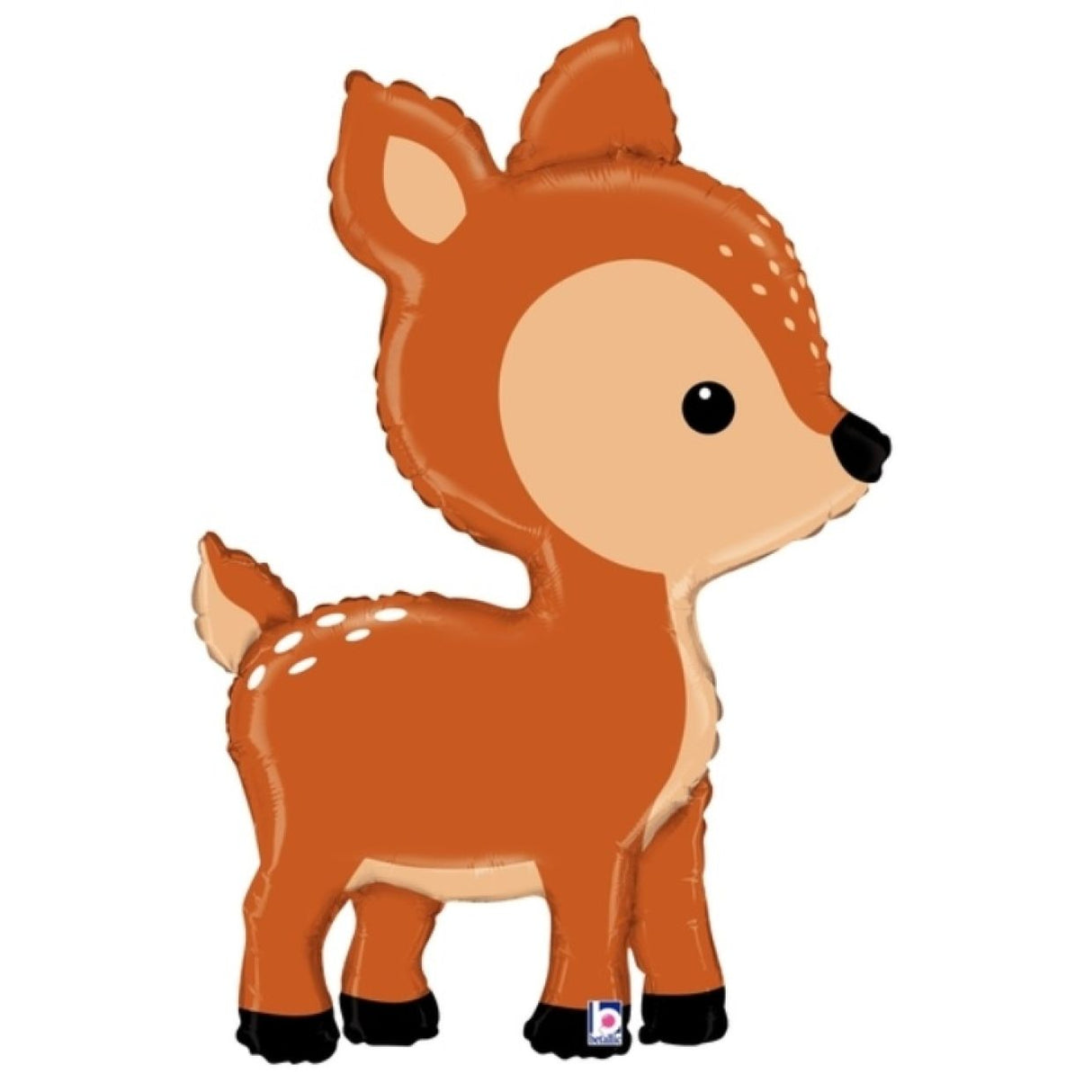 Woodland Deer Shaped Foil Balloon