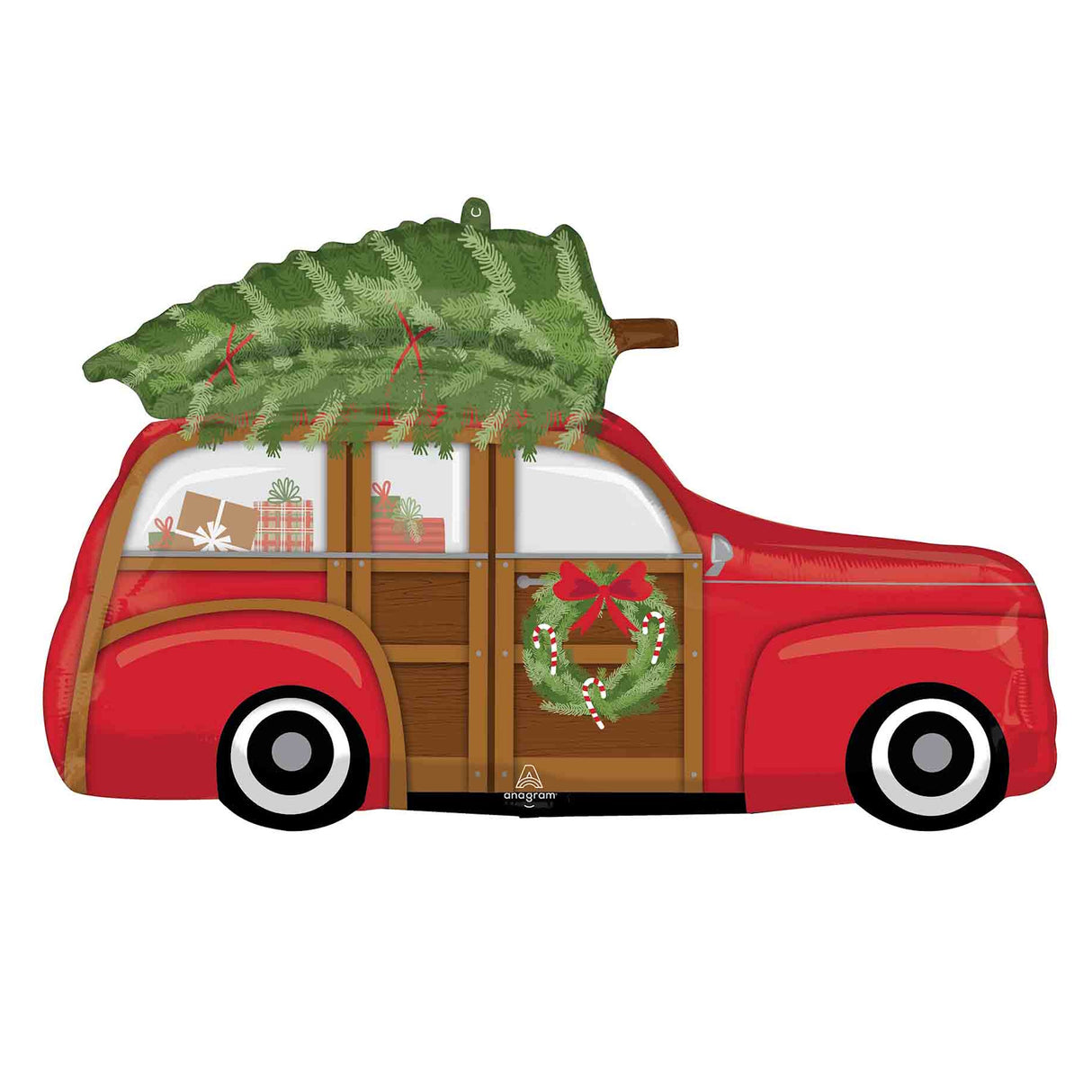 Woody Wagon with Tree SuperShape Foil Balloon