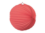 Accordion Lantern 35cm - Coral
