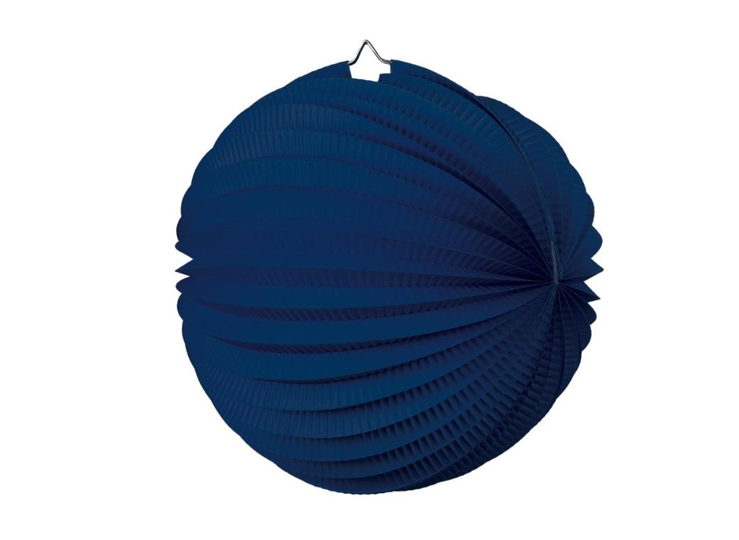 Accordion Lantern 35cm - Navy Blue
