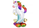 AirLoonz Unicorns & Hearts Foil Balloon