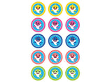 Edible Icing Cupcake Images - Baby Shark