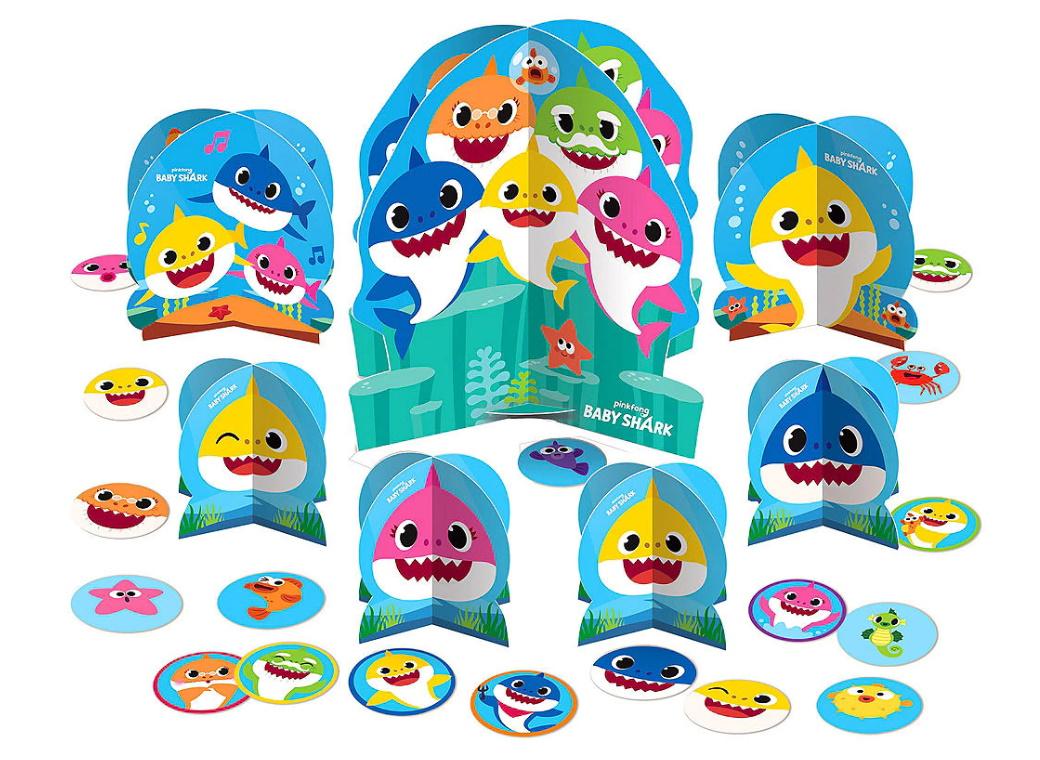 Baby Shark Table Decorating Kit