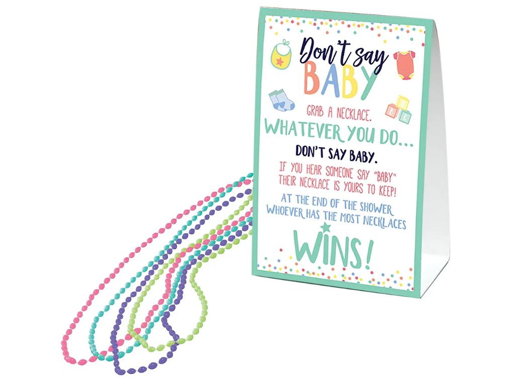 Don't Say Baby Necklace Game