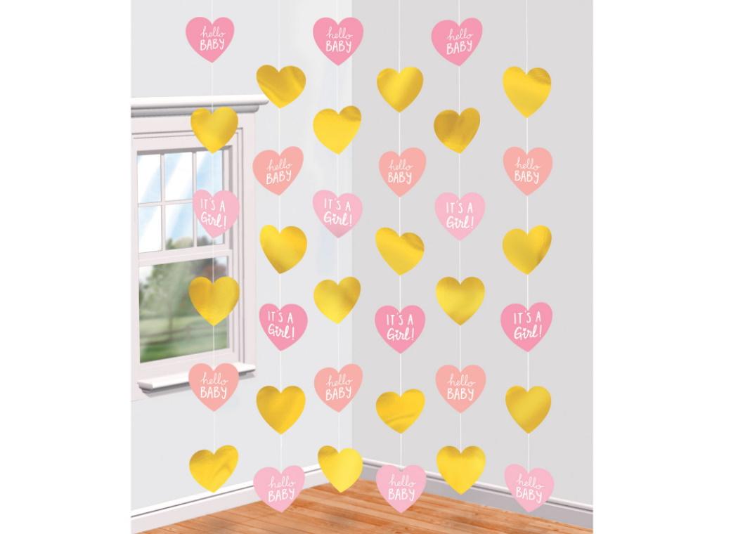 Baby Shower String Decorations - Girl