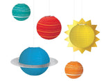 Blast Off Planet Lantern Decorations