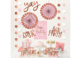 Blush Birthday Room Decorating Kit