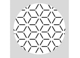 Cake Craft 3pce Cake Stencil Set - Cubed