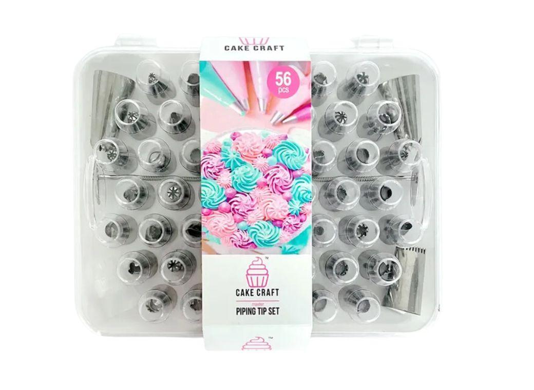 Cake Craft 56 Piece Master Piping Tip Set