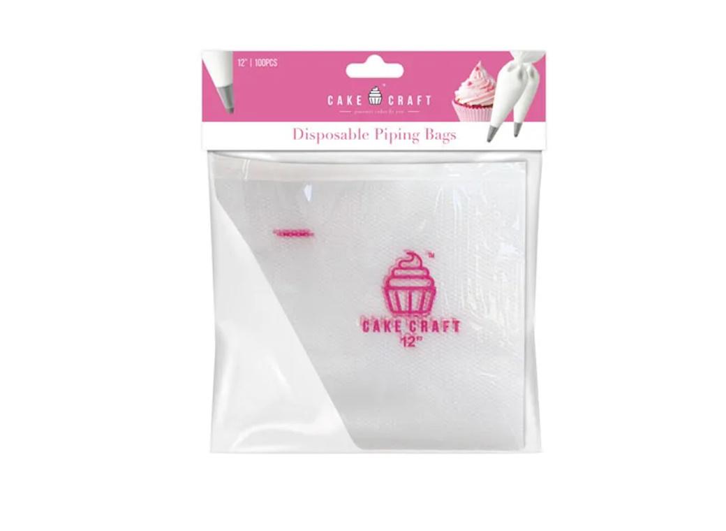 Cake Craft Disposable 12in Piping Bags 100pk