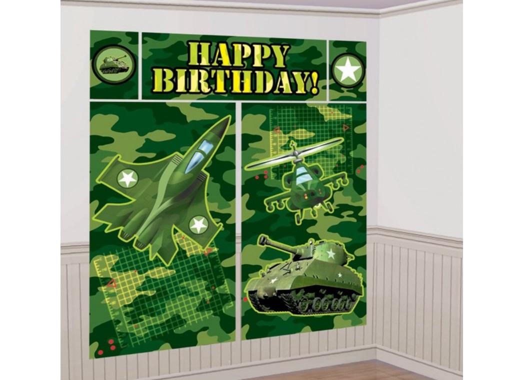 Camouflage Wall Decorating Kit