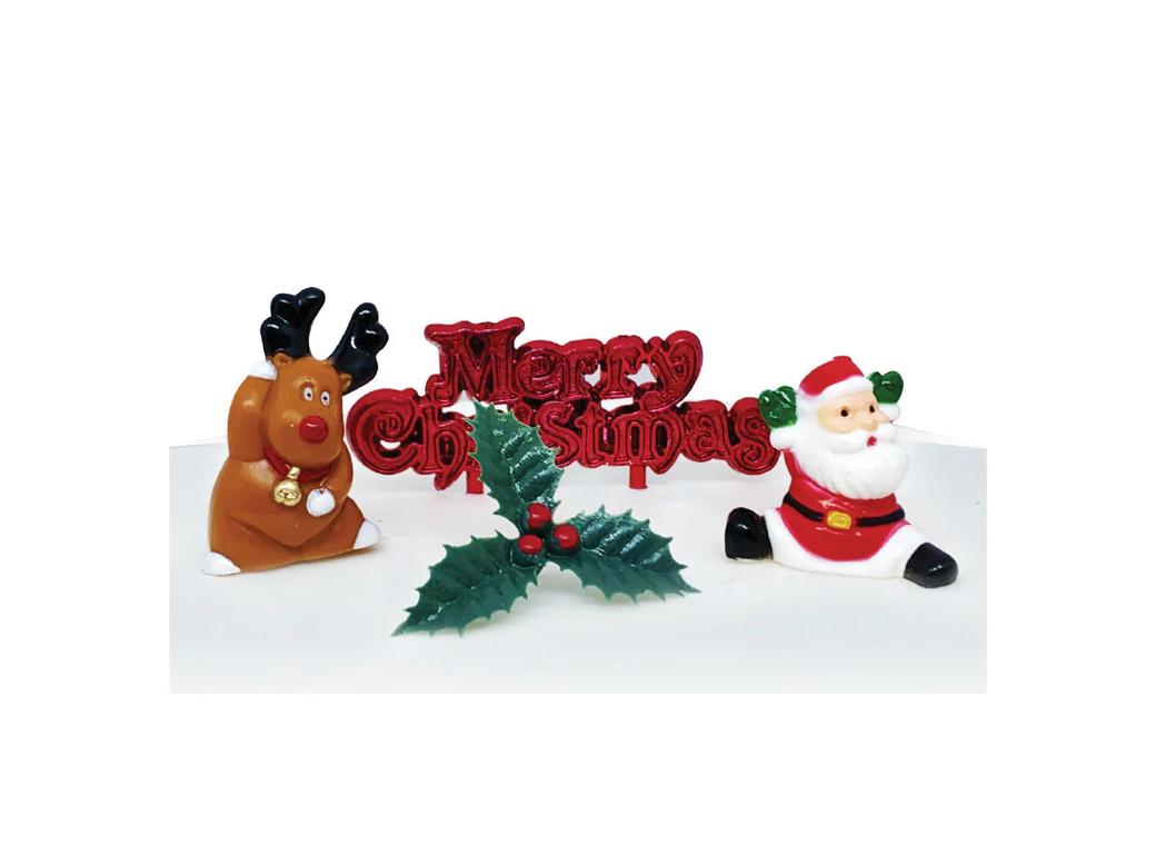Cheerful Christmas Scene Decorating Kit