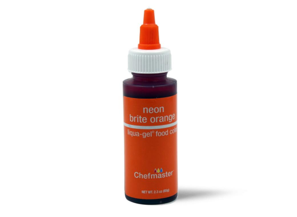 Chefmaster Gel Colour 65g Neon Brite Orange