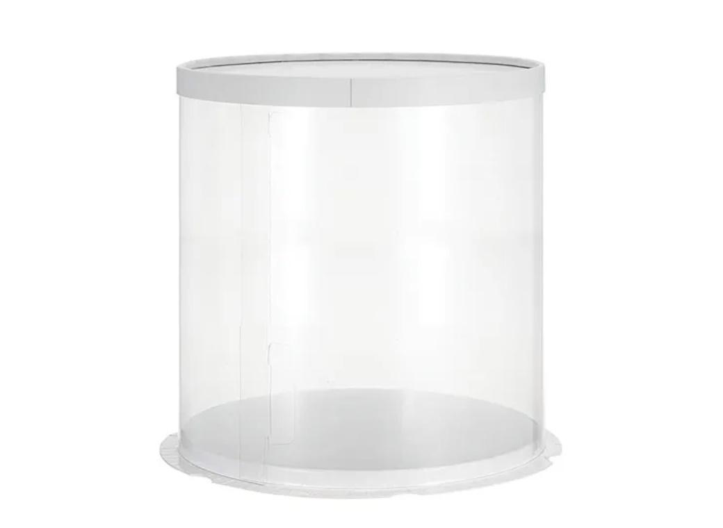 Tall Clear Tube Cake Box - 10