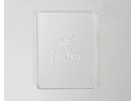COO KIE Embosser Stamp - OH BABY