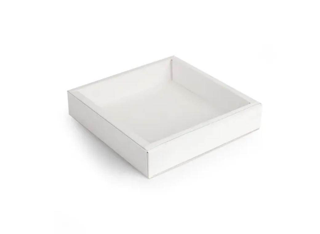 Cookie Box Square with Clear Lid 15.5cm x 15.5cm