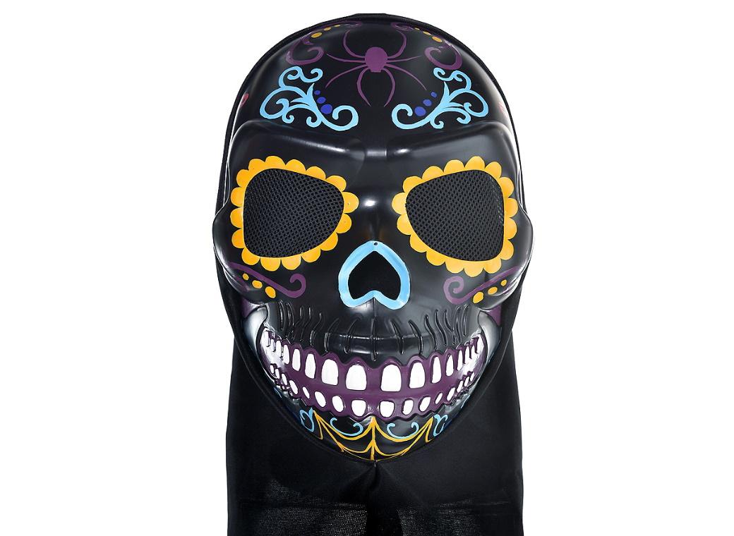 Day of the Dead Neon Skull Mask