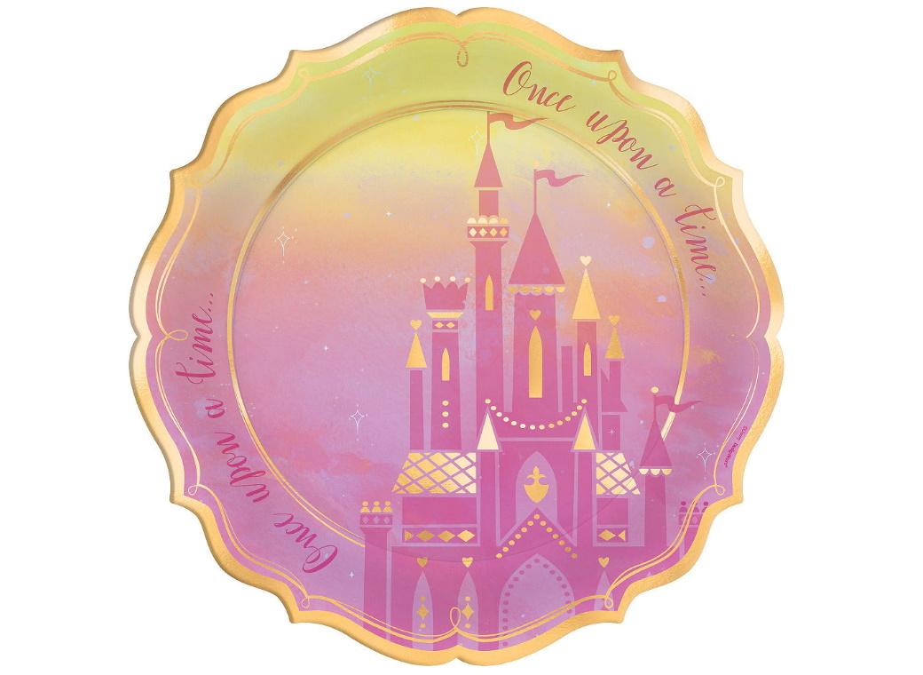 Disney Princess Once Upon A Time Dinner Plates 8pk