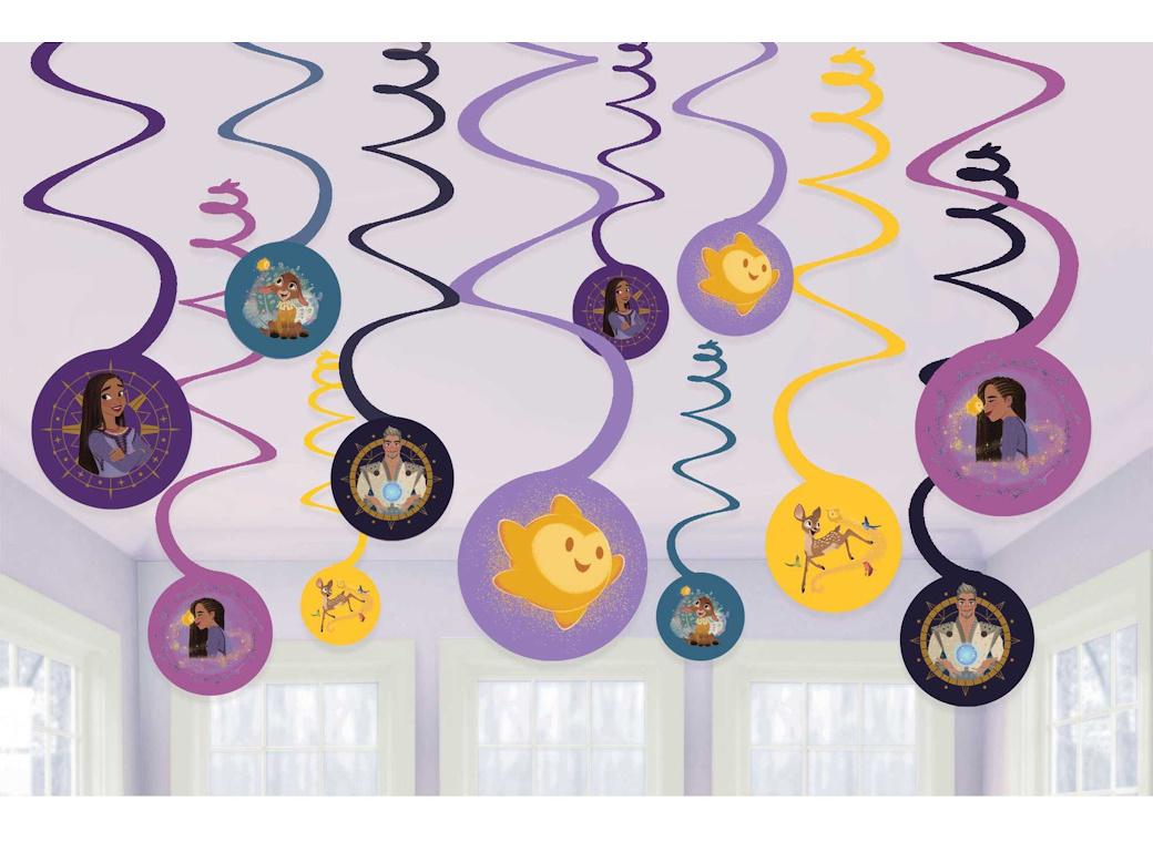 Disney Wish Spiral Decorations