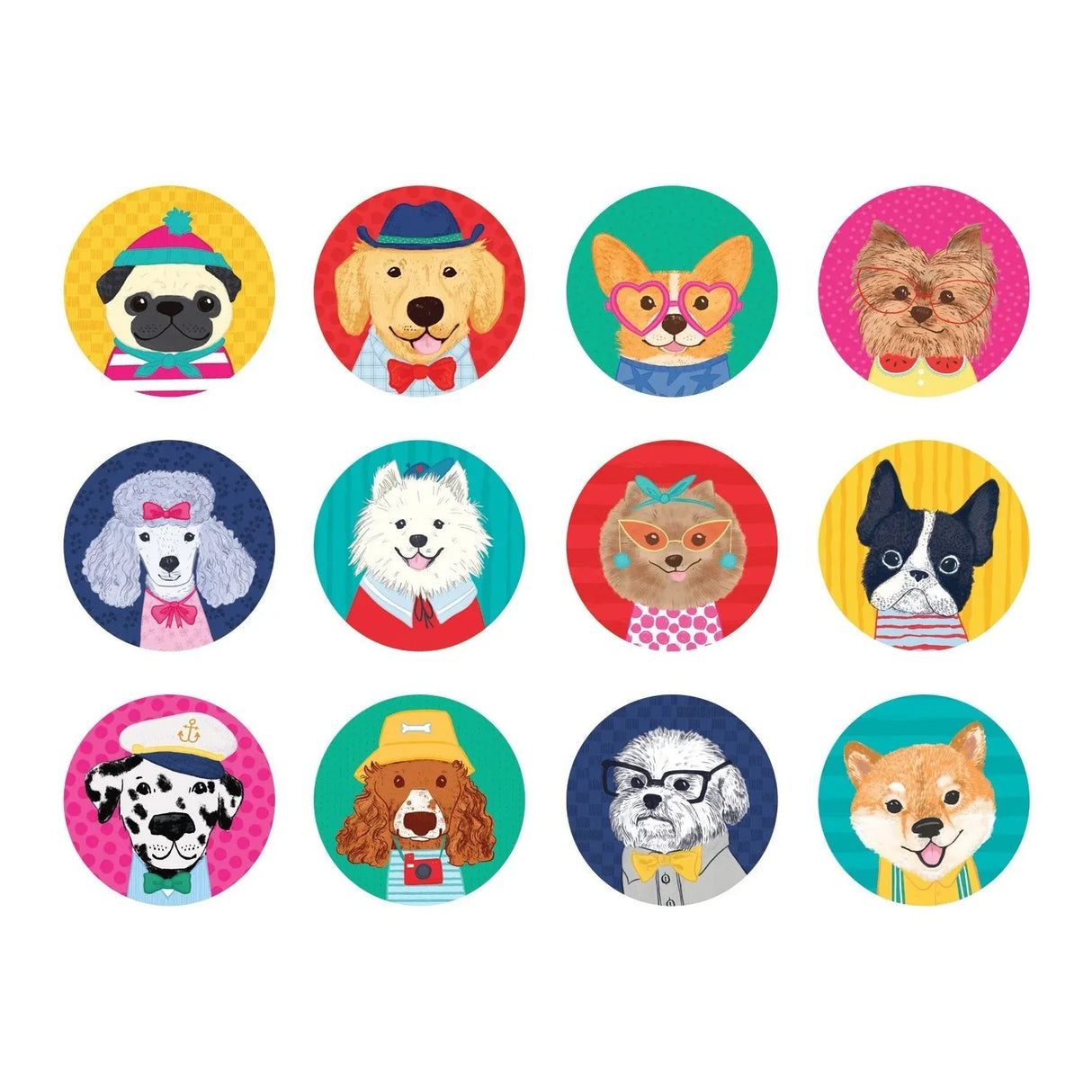 Dog Portraits Mini Memory Match Game