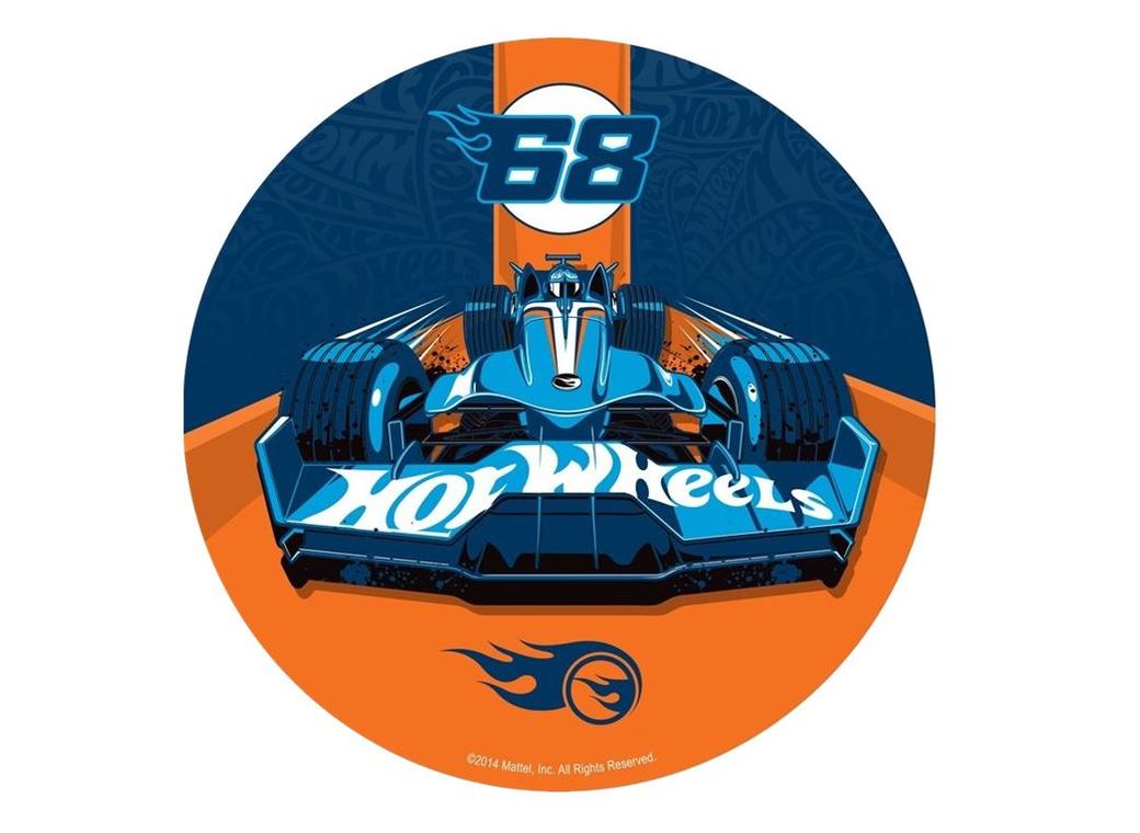 Edible Icing Image - Hot Wheels 16cm Round