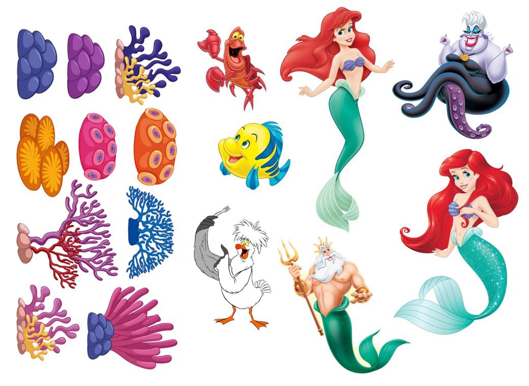 Edible Icing Image - The Little Mermaid Icons