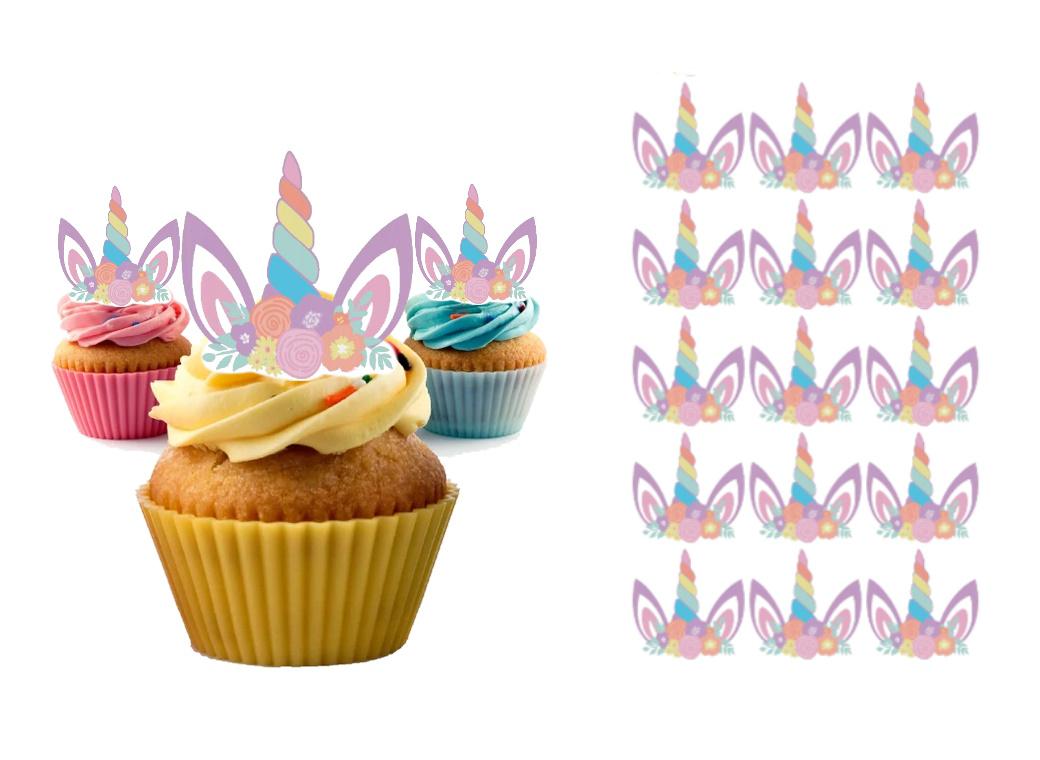 Edible Wafer Toppers - Unicorn Horns
