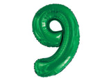 86cm Emerald Number Balloon - 9